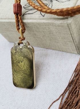 赵子龙云吊坠挂件挂坠项链无事牌