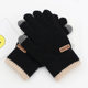 Children's cycling gloves for boys and girls plus velvet and thickening