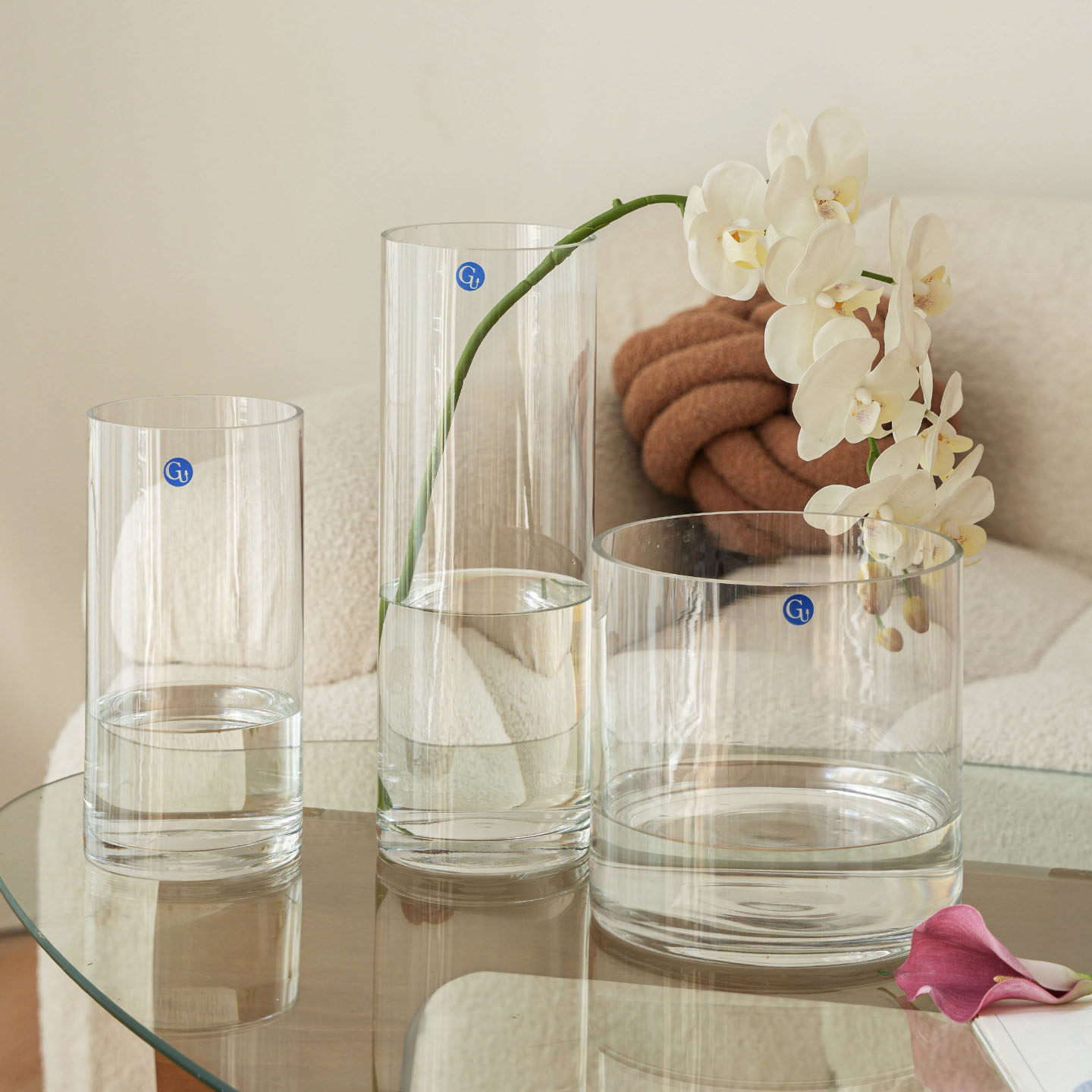 花瓶高级感简约透明玻璃水养鲜花绿植大口径水培器皿客厅插花摆件,淘宝优惠券,粉丝福利购,淘宝优惠卷