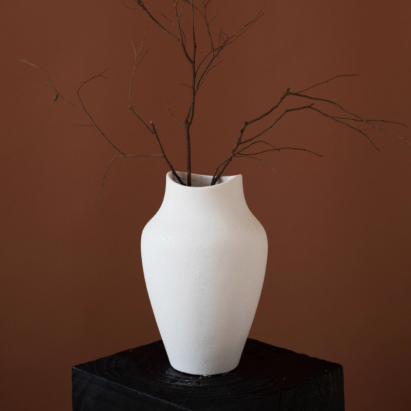 日式复古陶瓷花瓶高级感创意插花装饰黑白花器客厅电视柜玄关摆件,淘宝优惠券,粉丝福利购,淘宝优惠卷