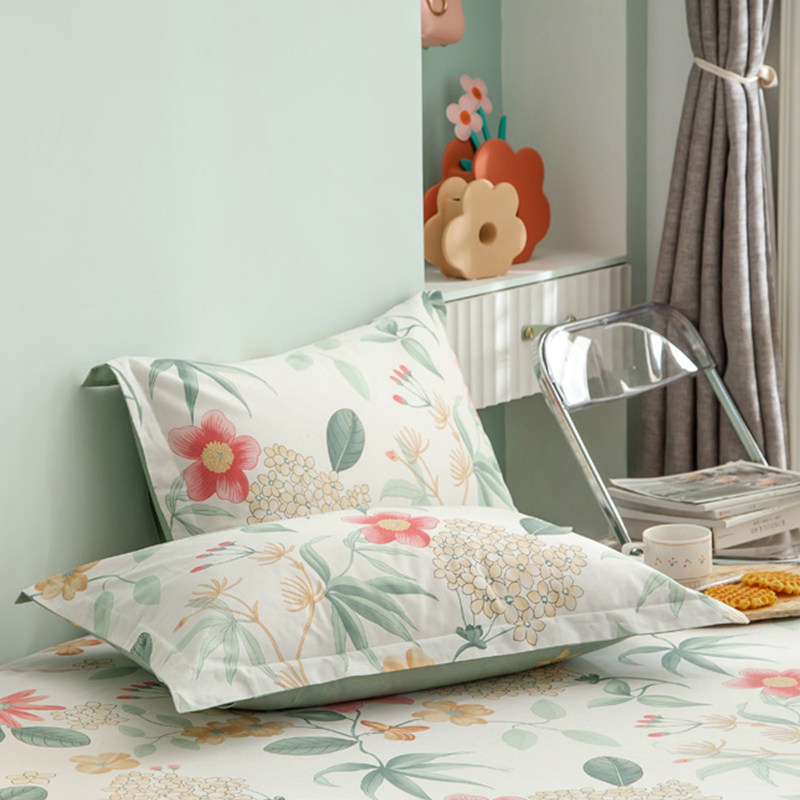 洁丽雅全棉一对装家用皮成人枕头套 洁丽雅床上用品枕套