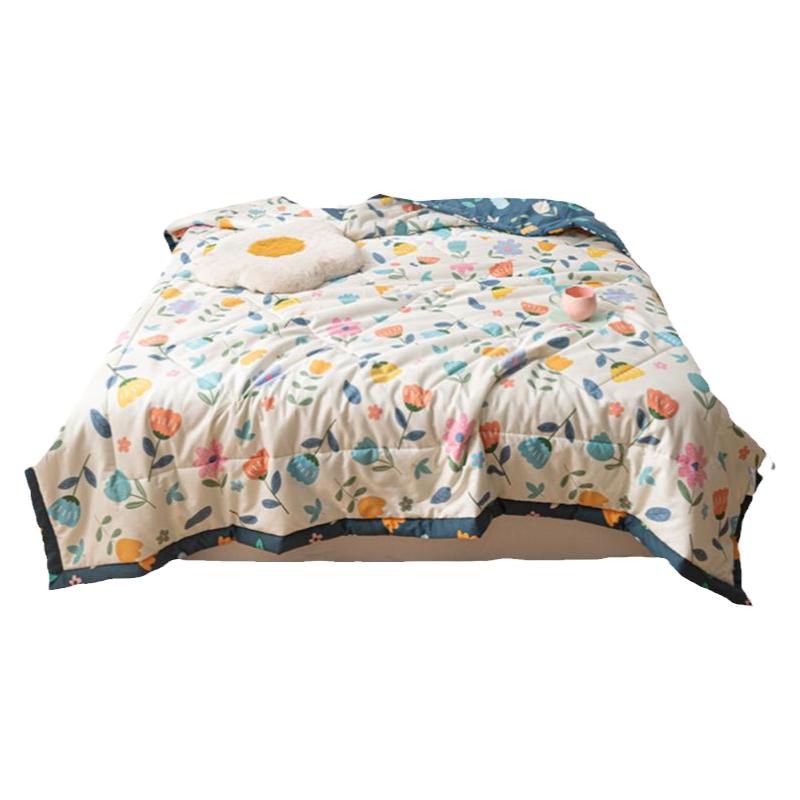 洁丽雅全棉夏季新疆纯棉花薄被子 洁丽雅床上用品化纤被