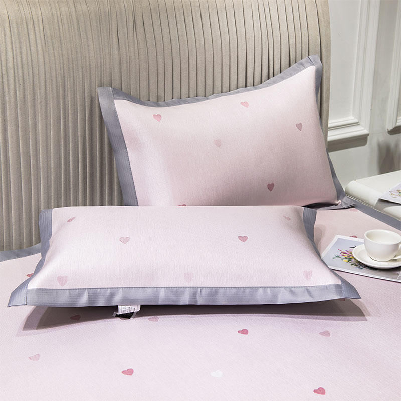 洁丽雅夏天凉席冰丝三件套单人席子 洁丽雅床上用品冰丝席