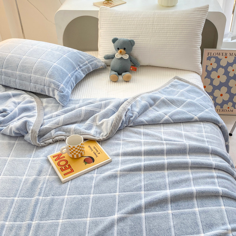 洁丽雅珊瑚绒毛毯午休冬季被子 洁丽雅床上用品休闲毯/毛毯/绒毯