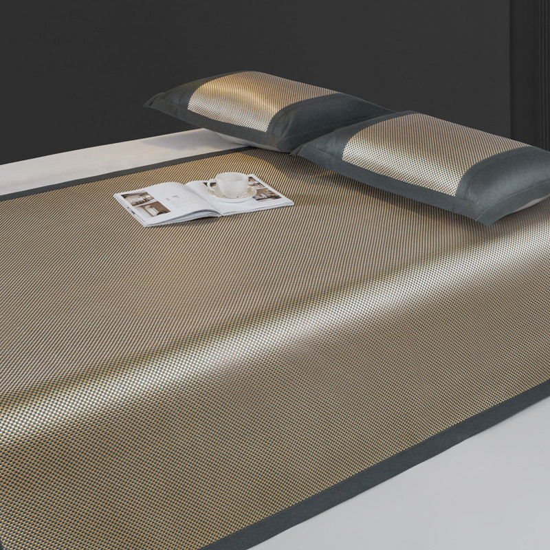 洁丽雅冰藤冰丝凉席三件套单人草席 洁丽雅床上用品凉席/竹席/藤席/草席/牛皮席