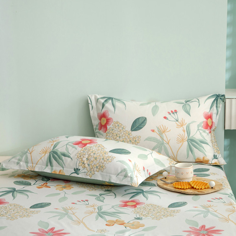 洁丽雅全棉一对装家用皮成人枕头套 洁丽雅床上用品枕套