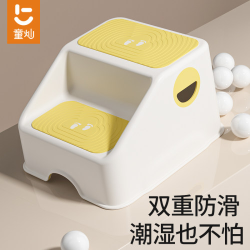 儿童马桶坐便圈分体楼梯式女宝宝男孩尿便器如厕训练辅助垫踩脚凳 - 图0