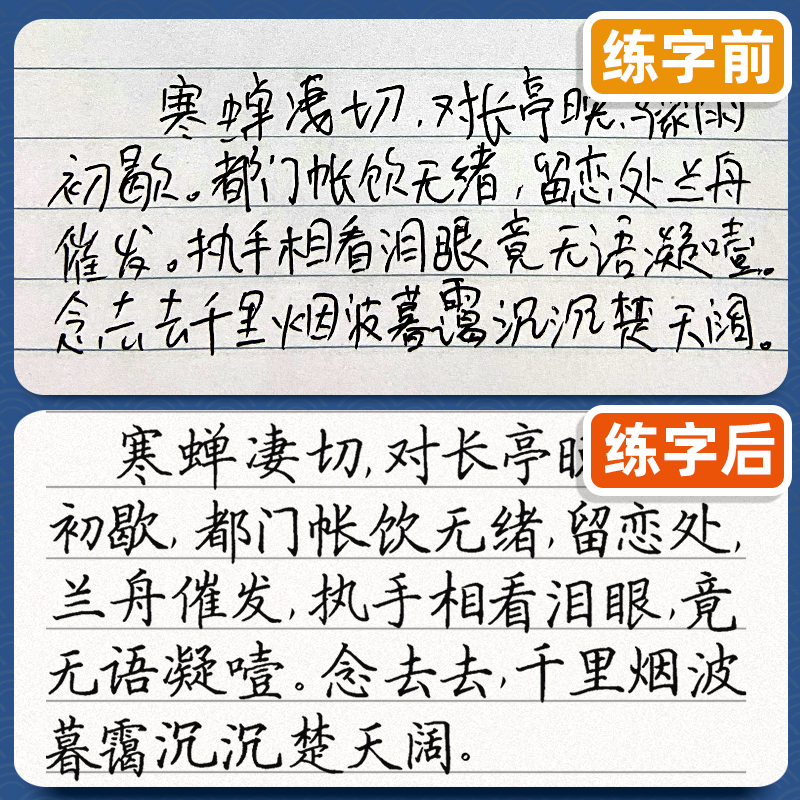 田英章楷书字帖高中生必背古诗文75篇小学生古诗词112首唐诗三四年级通用语文必备初中生古诗文61篇大全同步小学人教部编版课本 - 图1