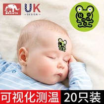Childrens smart thermometer patch baby forehead thermometer sticker thermometric card induction stickers baby fever monitoring