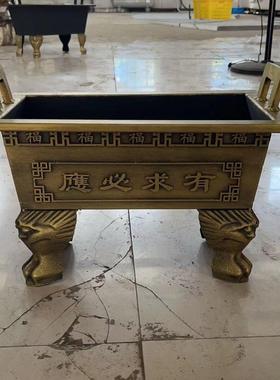 香炉寺庙铸铁镀锌板合制大型祠堂长方形室内外道观家用插香烧香