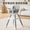 Beilin'er baby dining chair, children's growth chair, baby multi-functional dining high chair, home building block learning table and chairs