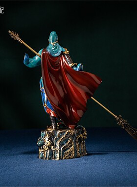 箐铜记《关羽》关公关二爷铜摆件家居装饰品客厅玄关办公室送礼品