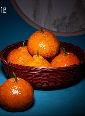 箐铜记 《大吉大利》橘子黄铜摆件家居装饰品客厅玄关送朋友礼品