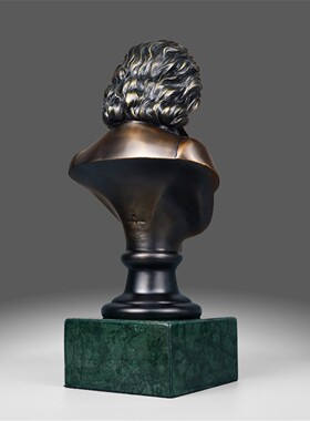 全铜贝多芬雕塑摆件真人肖像