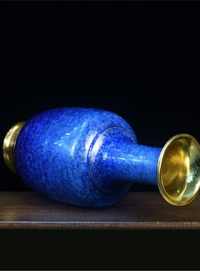 全铜富贵花瓶插专用室内真