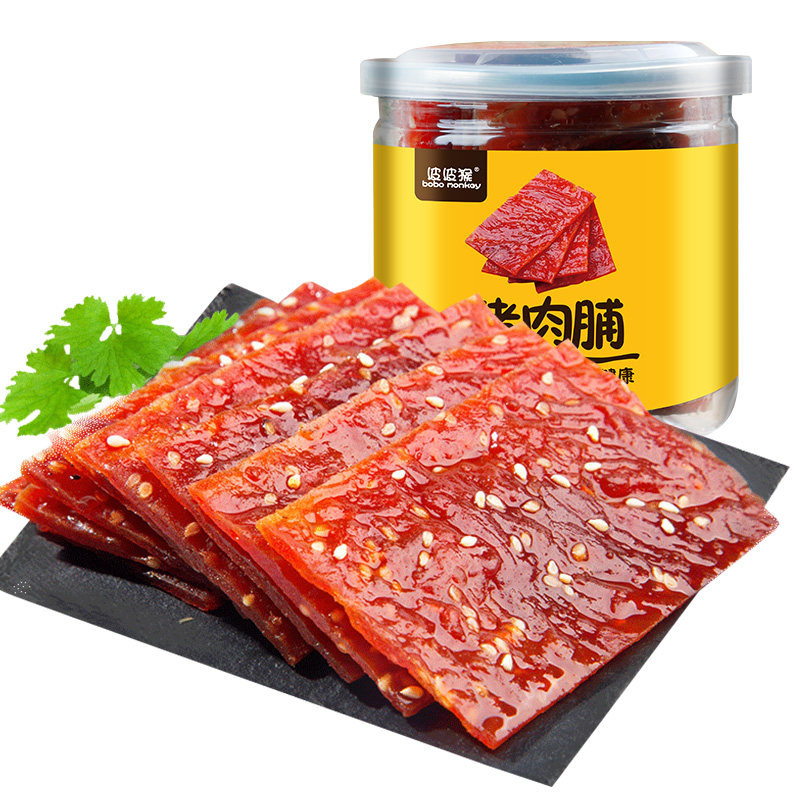 靖江特产猪肉脯500g 波波猴汐裕猪肉类