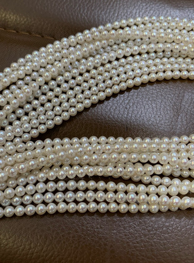 淡水baby项链4-5mm基本正圆强光细微瑕佩戴优秀40+5cm纯银尾链扣