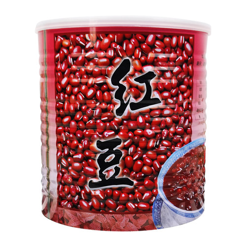 广州名忠糖水红豆罐头3.2kg罐装大罐 即食熟红豆奶茶店 甜品 明忠 - 图3