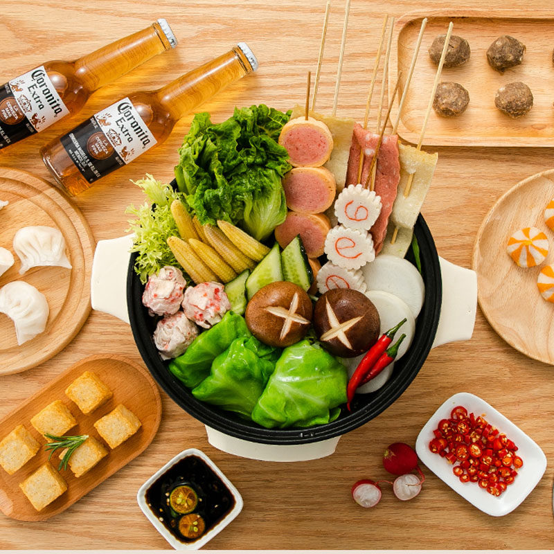 宿舍学生多功能网红煮饭炒菜煮面锅 康雅顺以诺电热/火锅