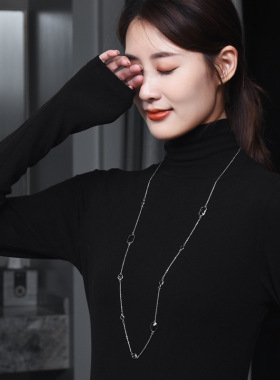 新款时尚百搭毛衣链女