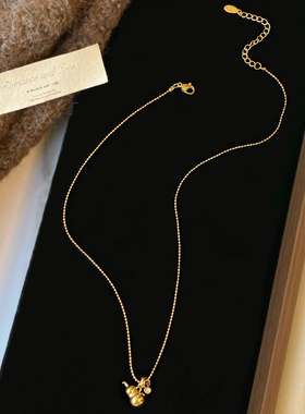 葫芦钛钢新款轻奢高级毛衣链项链