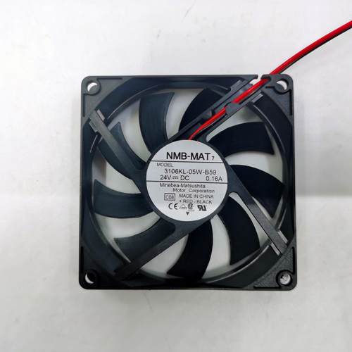 全新NMB-MAT 3106KL-05W-B59 24V 0.16A 变频器风扇8015 - 图3