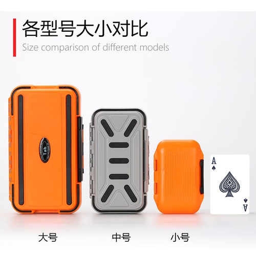 防水小配件收纳盒多功能路亚盒鱼钩假饵盒矶钓盒小工具盒渔具装备 - 图2