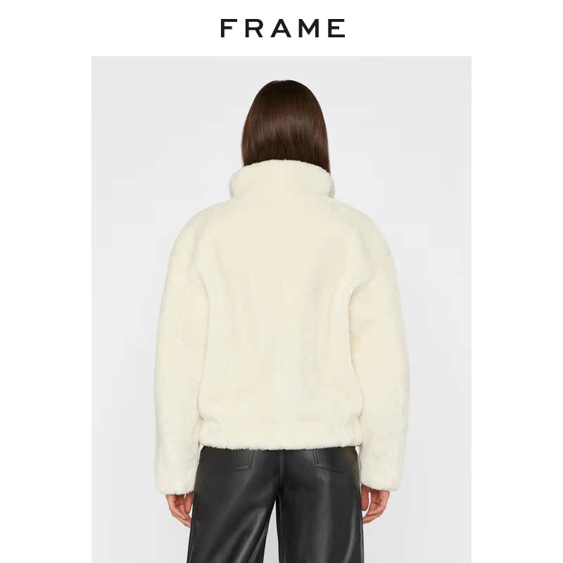 FRAME人造皮毛外套短外套