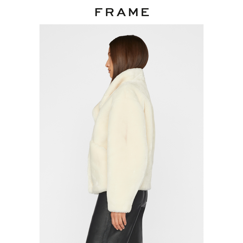 FRAME人造皮毛外套短外套