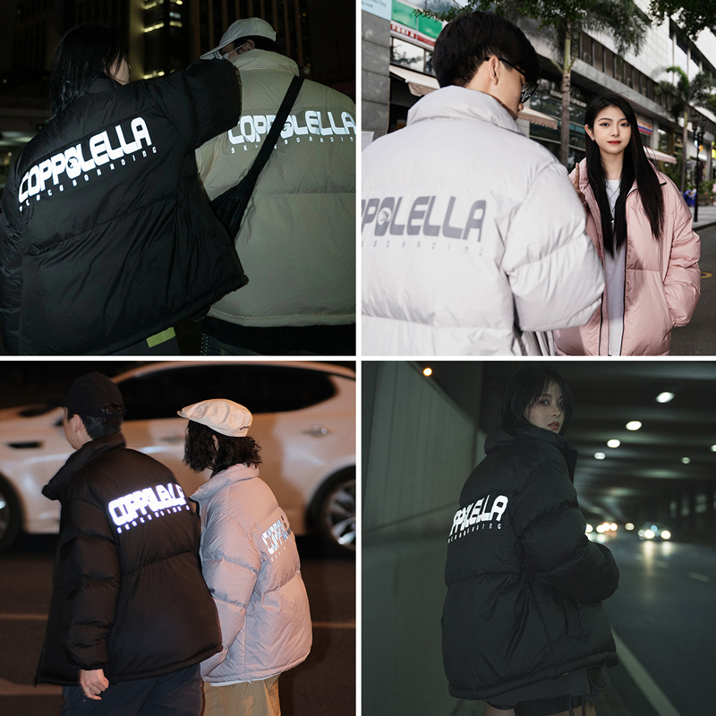 coppolella小恐龙潮牌3m反光羽绒服 coppolella羽绒服