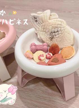 pecolo飞碟猫碗狗狗吃饭喝水碗PE