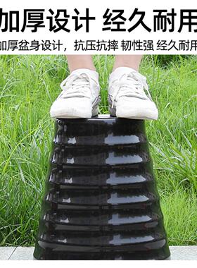 超大螺纹花盆加厚仿瓷树脂盆带32
