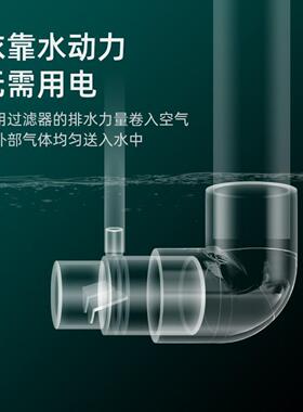 鱼缸鸭嘴增氧出水口溶氧扩散器无