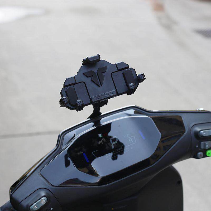 适用适配九号电动车改装手机支架m95c/m85c m80c f90直上中置减震 - 图2