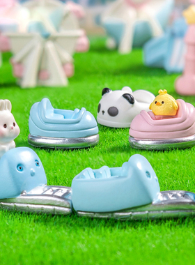 微景观创意摩天轮过山车小摆件