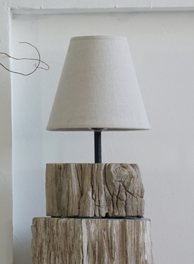 木化石桌面台灯轻奢雅韵遇小清新轻奢奢华的艺术品设计款样品间款