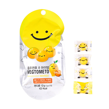 韩国正品veg维格美笑脸解酒糖券后63元包邮