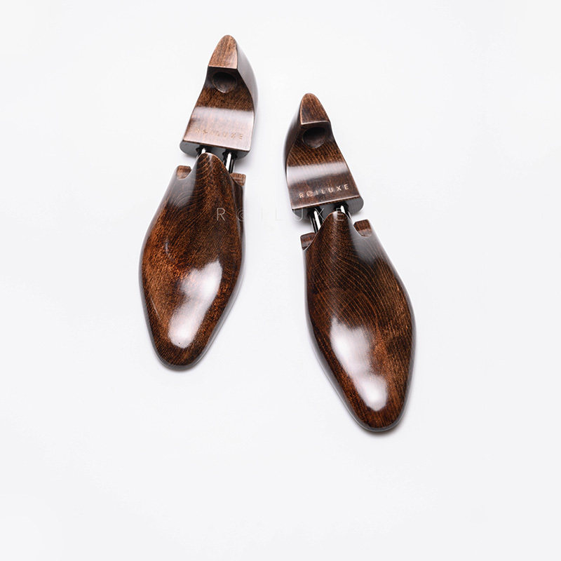 Roiluxe手工镂空榉木通用鞋撑 皮鞋防褶皱防变形透气定型实木鞋楦 - 图0