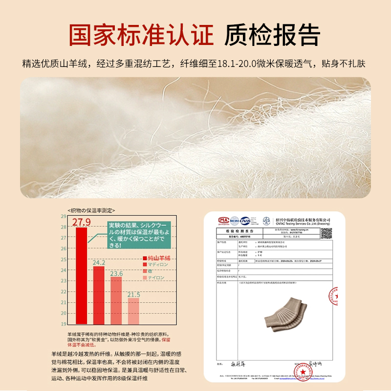 【自营】羊绒护膝盖套保暖老寒腿男女士关节老人专用羊毛秋冬防寒,淘宝优惠券,粉丝福利购,淘宝优惠卷