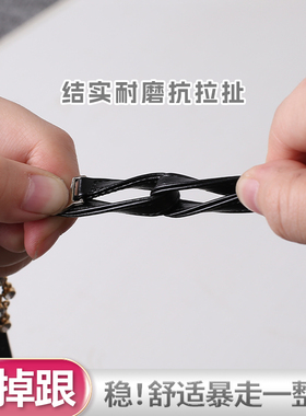 皮鞋高跟鞋不跟脚束鞋带