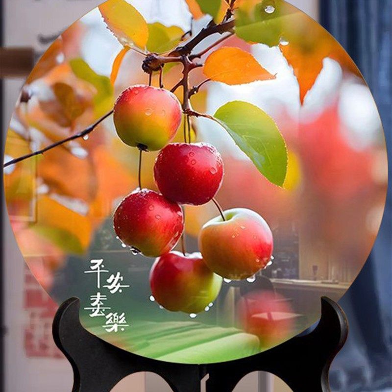 八方来财聚宝相框摆件装饰画摆台财源滚滚来现代客厅玄关圆盘工艺,淘宝优惠券,粉丝福利购,淘宝优惠卷