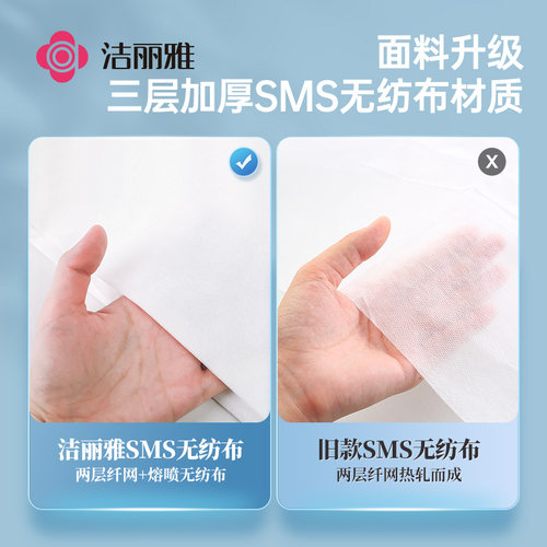 洁丽雅一次性床单被罩枕套被套旅行酒店四件套床上用品隔脏大浴巾 - 图0