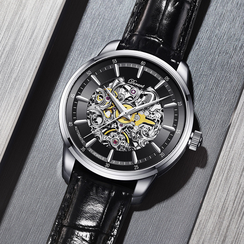 杜兰特全自动机械男士2020潮手表 杜兰特手表国产腕表