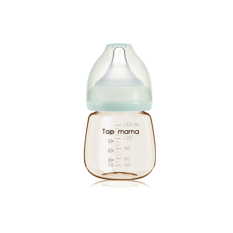 新生婴儿宽口径ppsu迷你耐摔吸管杯 topmama奶瓶