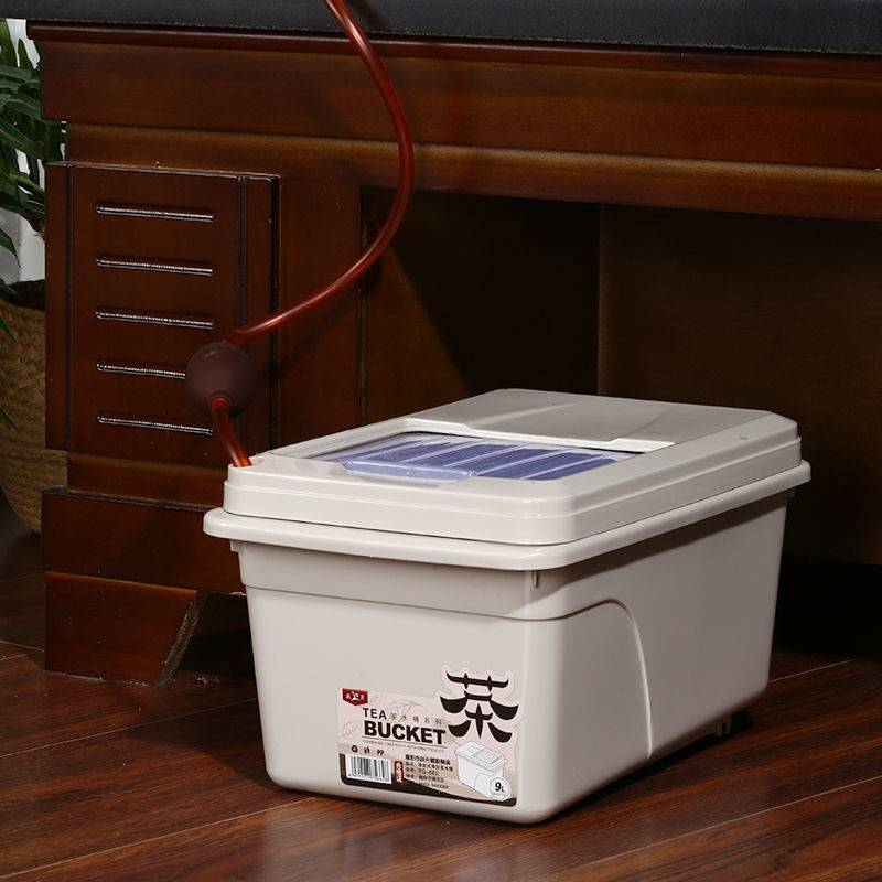 Waste water bucket tea bucket Kung Fu tea set accessories tea ceremony tea table drainage bucket household small filter tea bucket drainage