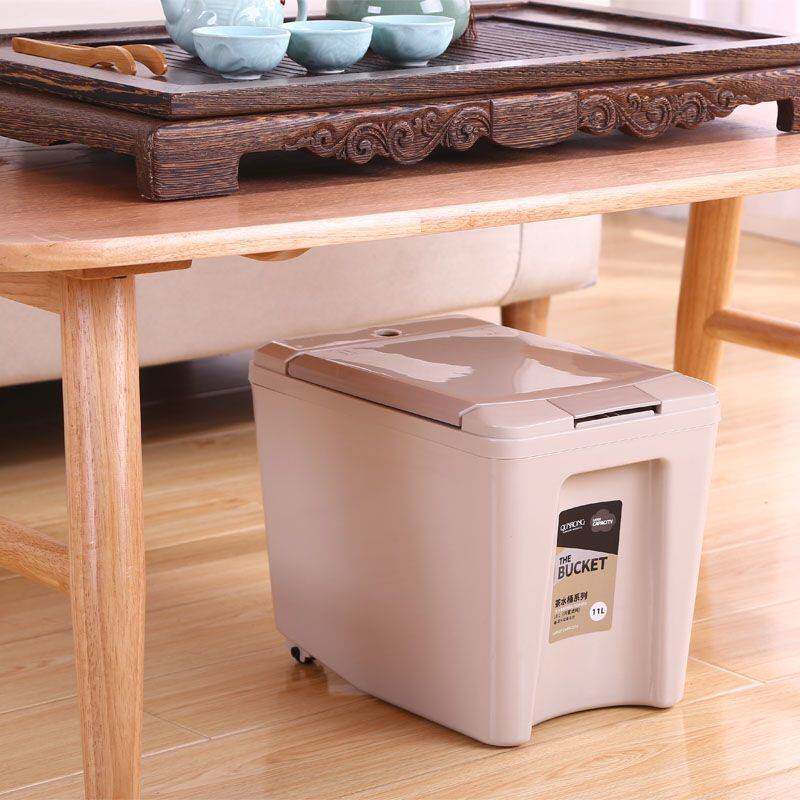 Thickened tea slag bucket Kung Fu tea set accessories Tea bucket Waste water bucket Tea tray Tea table House small drain bucket alarm