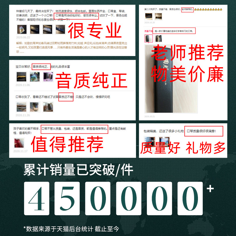 上海旗舰国光男士演奏级初学者口琴 国光名韵口琴