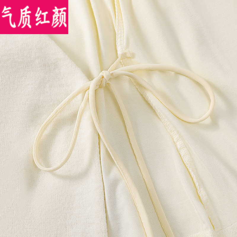 中国风日常改良汉服交领春秋上衣 气质红颜上衣