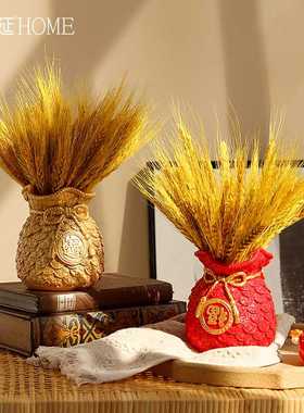 大麦大卖好寓意麦穗干花摆件小麦稻穗店铺开业礼品家居客厅装饰品