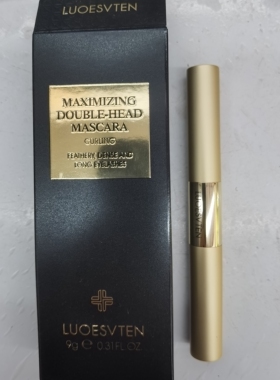 露伊薇丹大开眼界双头睫毛膏持久持妆自然防水防汗不晕染纤长细刷